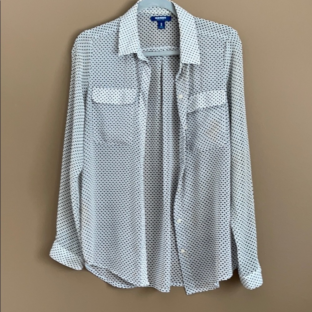 Old Navy blouse sheer